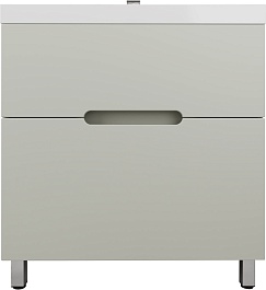 Style Line Тумба с раковиной Матис 80 олива – фотография-1